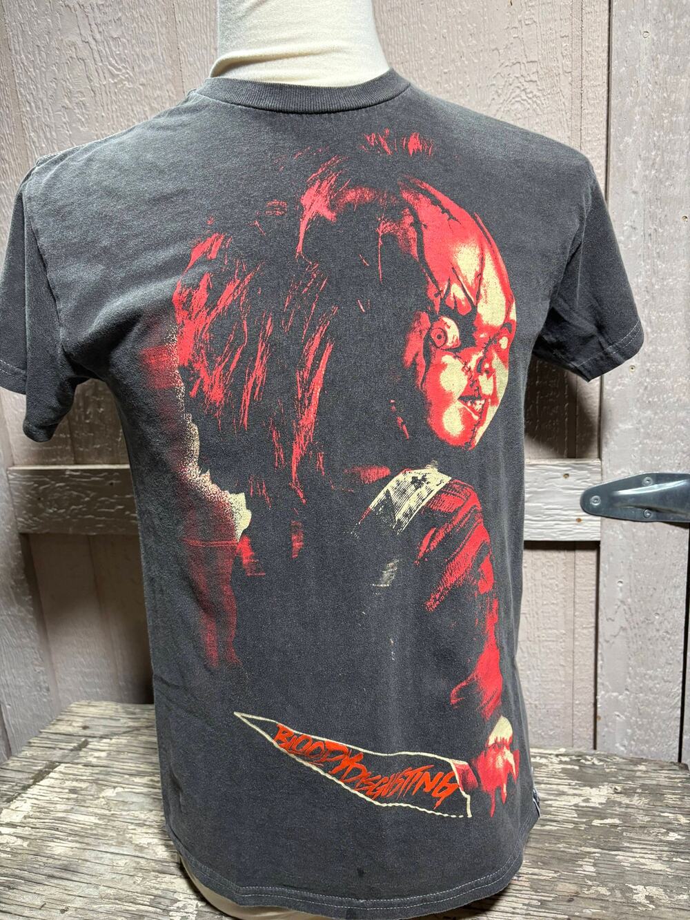 Chucky Black T-Shirt Size Medium horror shirt ripple junction